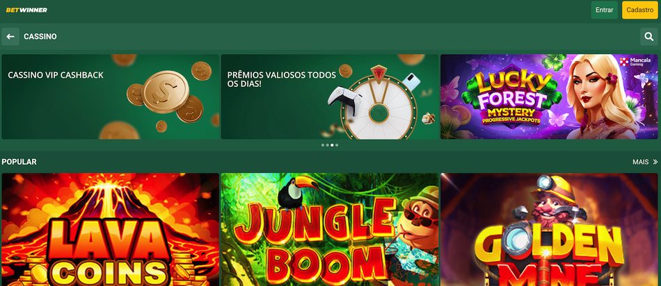 Betwinner cassino