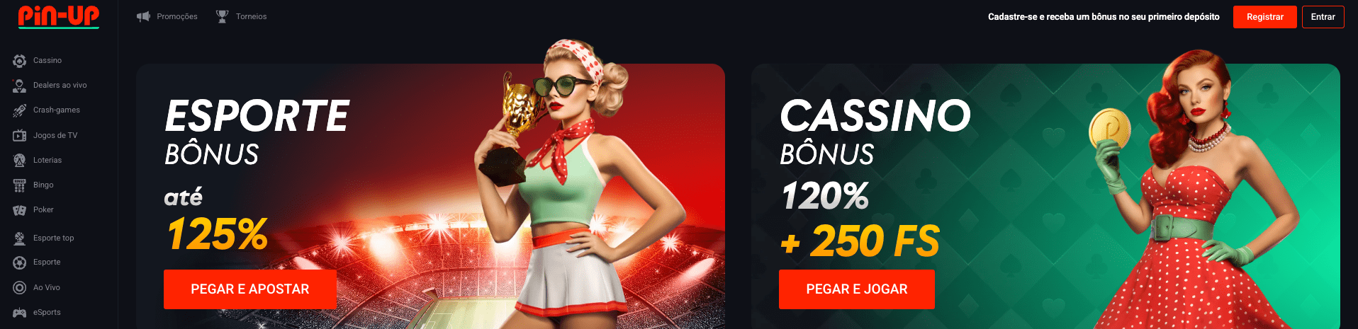 pin up casino bonus